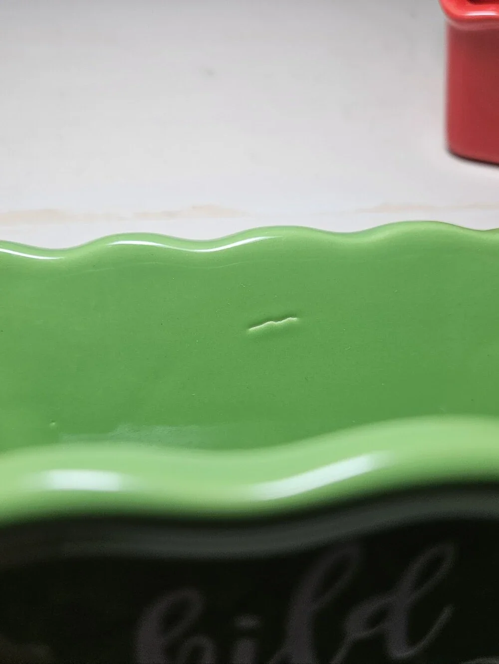Christmas Mini Loaf Pans Set of 2 Red & Green Holiday Stoneware
